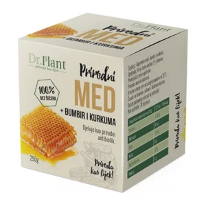 Dr. Plant prirodni med sa đumbirom i kurkumom 250gr