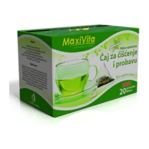 Čaj za čišćenje i probavu 20 piramida filtera MaxiVita
