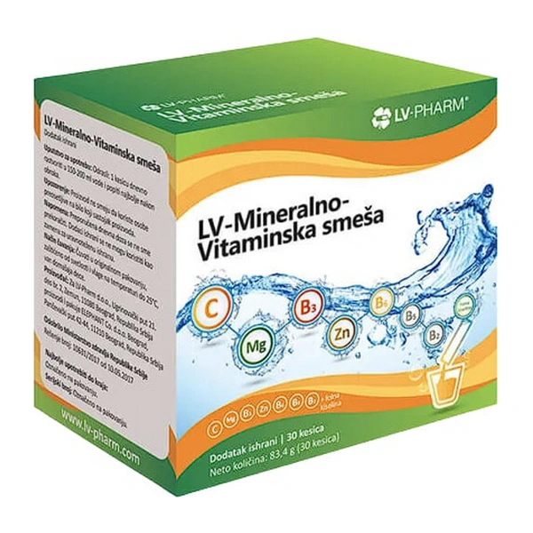 Mineralno vitaminska smjesa 30 kesica LV PHARM