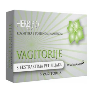 Vagitorije s ekstraktima pet biljaka a5 HERBIfit