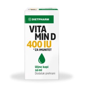 Vitamin D3 400 IU uljane kapi 10ml Dietpharm