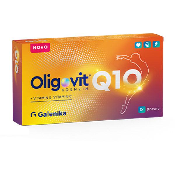 Oligovit koenzim Q10 vitamin E i C cps30 Galenika