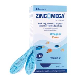 Zincomega tečni dodatak a20x5ml Berko