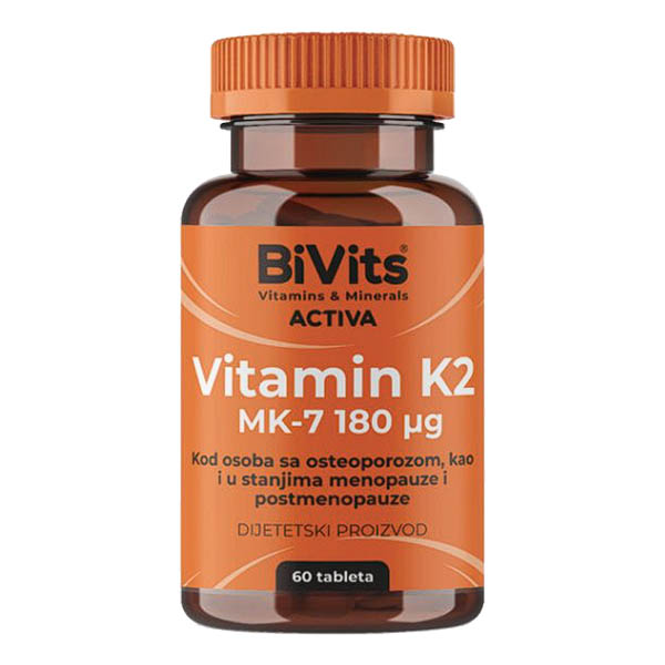 BiVits Vitamin K2 180 μg a60 tbl Abela Pharm