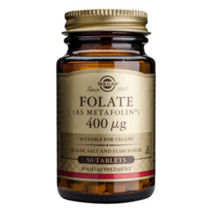 Folat 400mcg tbl a50 Solgar
