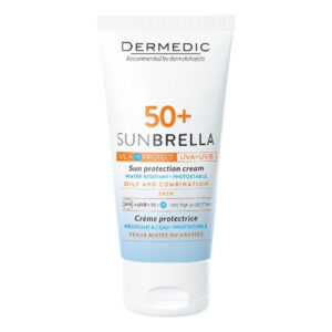 DERMEDIC SUNBRELLA zaštitna krema za masnu i kombinovanu kožu SPF 50+ 50 ml