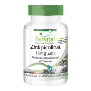Cink pikolinat 15mg a60 tbl Fairvital
