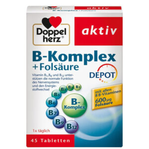B-kompleks + Folna kiselina tbl 45 Doppelherz