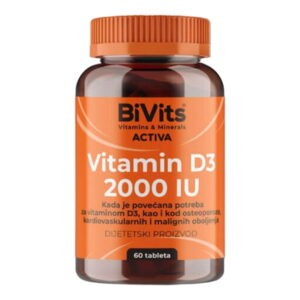 BiVits Vitamin D3 2000 IU tbl 60 Abela Pharm