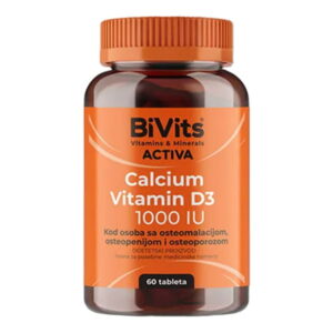 BiVits Calcium & Vitamin D3 1000 IU tbl60 Abela Pharm