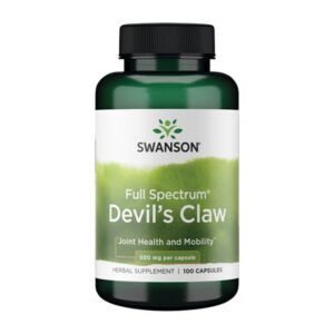 Devil”s claw 500 mg, đavolja kandža cps a100 Swanson