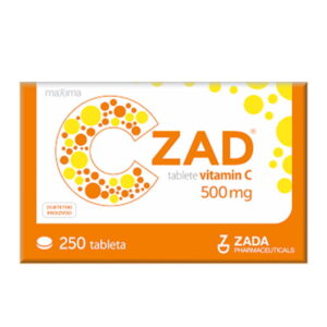 C-ZAD vitamin C 500mg a250 (25 x 10) tbl ZADA