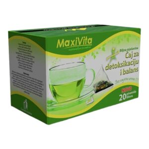 Čaj za detoksikaciju i balans a20 piramida filtera MaxiVita