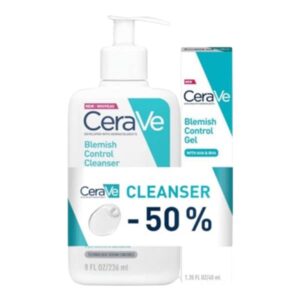 CeraVe PROMO AHA BHA gel za kožu + Gel za čišćenje kože sklone nepravilnostima