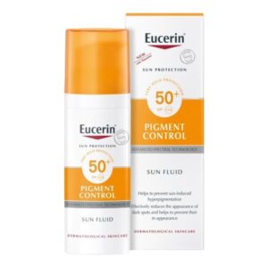 Eucerin Sun pigment control tinted gel-krema za lice, tamna nijansa spf50+,50ml