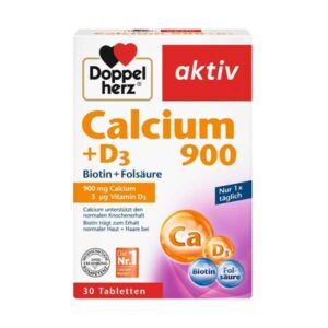 DoppelHerz Ca 900+D3+Biotin a30