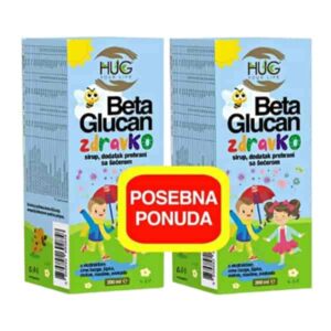 HUG Beta glukan sirup 200ml 1+1 gratis
