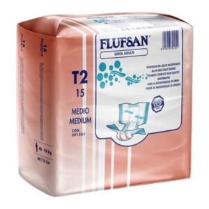 Flufsan T2 noćne pelene za odrasle Medium, 15 kom.