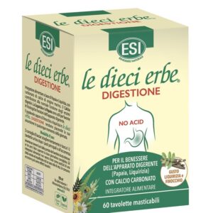 Esi Le dieci erbe DIGESTIV AID NO ACID tablete za žvakanje a60