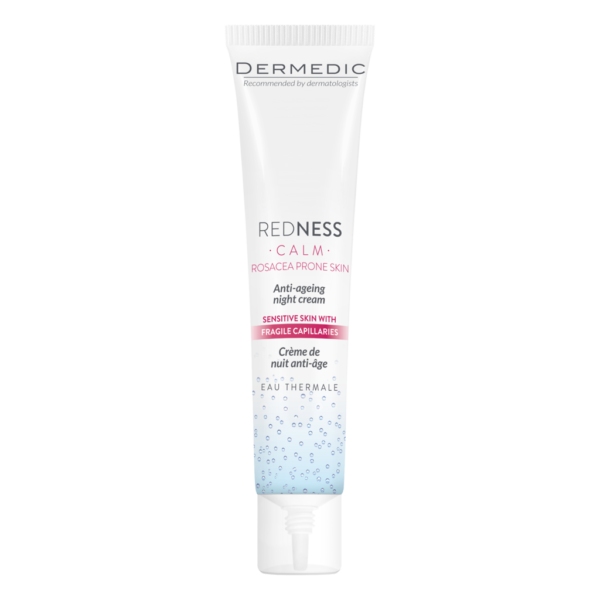 DERMEDIC REDNESS CALM 40ml, Noćna krema protiv bora (Rosacea prone skin)