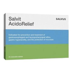 Salvit AcidoRelief tablete za žvakanje a24 tbl