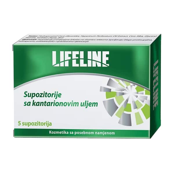 Supozitorije sa kantarionovim uljem 5kom, Lifeline