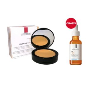 La Roche-Posay Toleriane Teint kompaktni puder br.13 + La roche posay pure vitamin C serum 10ml GRATIS