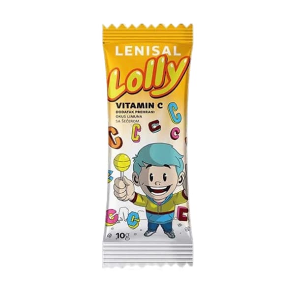 Lizalica Lolly vitamin C 10g LENISAL