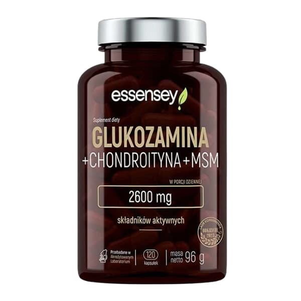 Glucosamine + Chondroitin + MSM 120cps Essensey