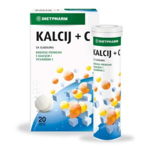 Kalcij+C šumeće tablete a20 Dietpharm