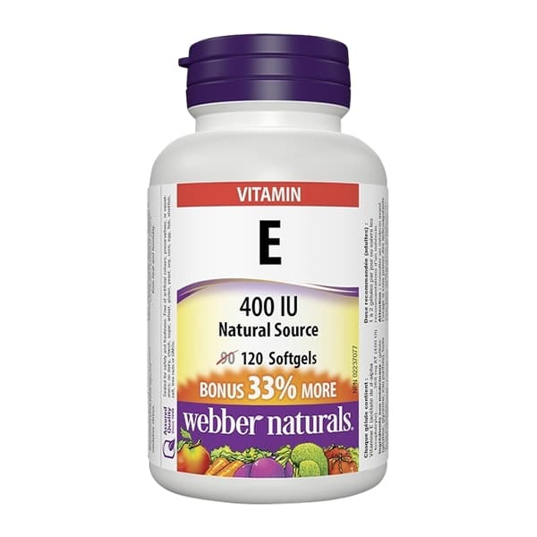 viber_image_2026-04-14_13-46-11-332 Vitamin E 400IU cps120 Webber naturals - Image 1