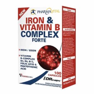 Pharmavital Iron & Vitamin B complex forte cps 100